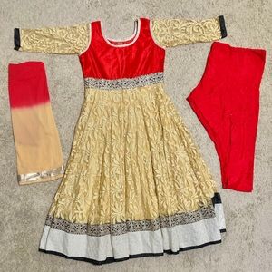 Indian gown/dress (Floor length Anarkali suit)